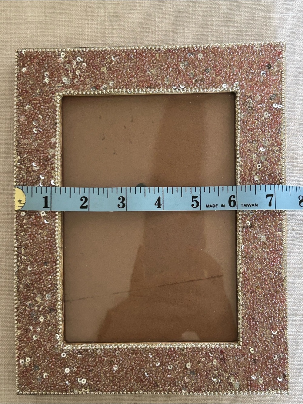 Beaded Sparkle Photo Frames set of 2 - Picture 6 of 9